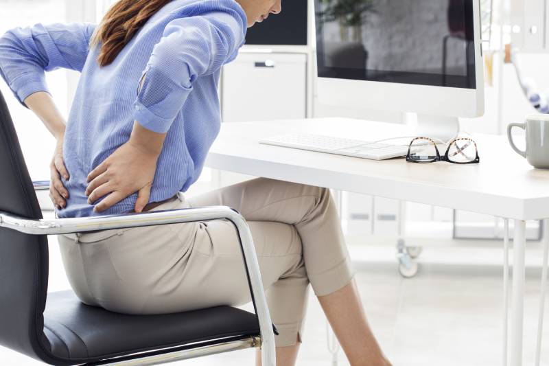 ból pleców od siedzenia
